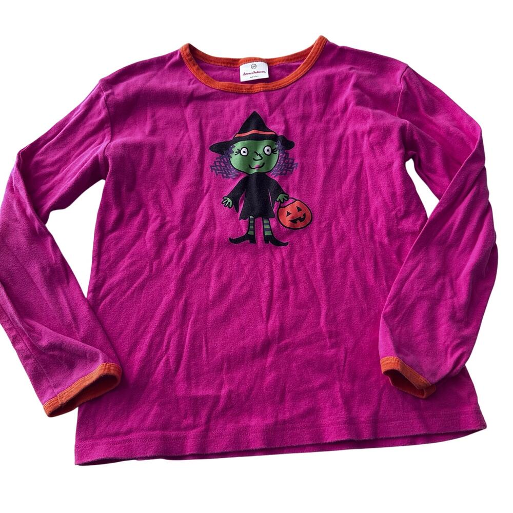 Hanna Andersson Halloween Pumpkin Tee - Size 160